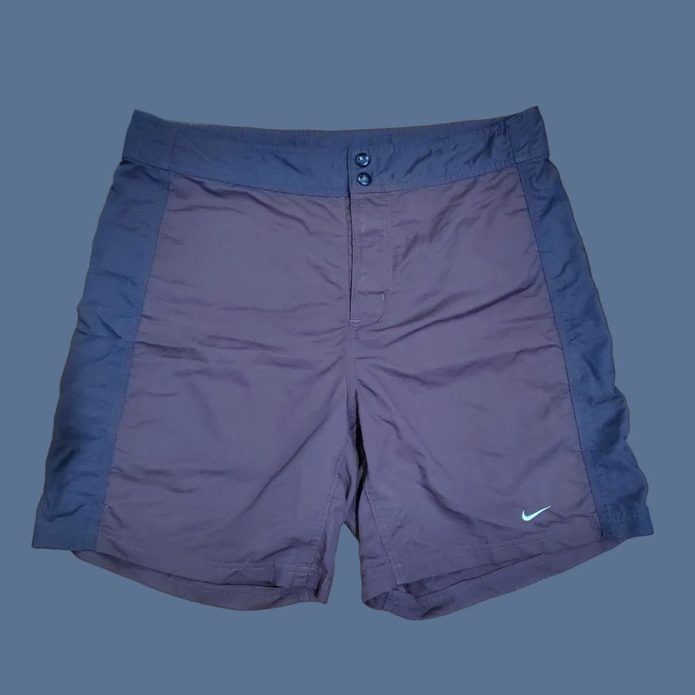 Nike Nike Shorts Mens 34 Brown Gray VB Boardshorts Athletic Two-Tone Quick Dry Hybrid Board Shorts Mens Brown Colorblock Surfing 90s? Size US 36 / EU 52 - 1 Thumbnail