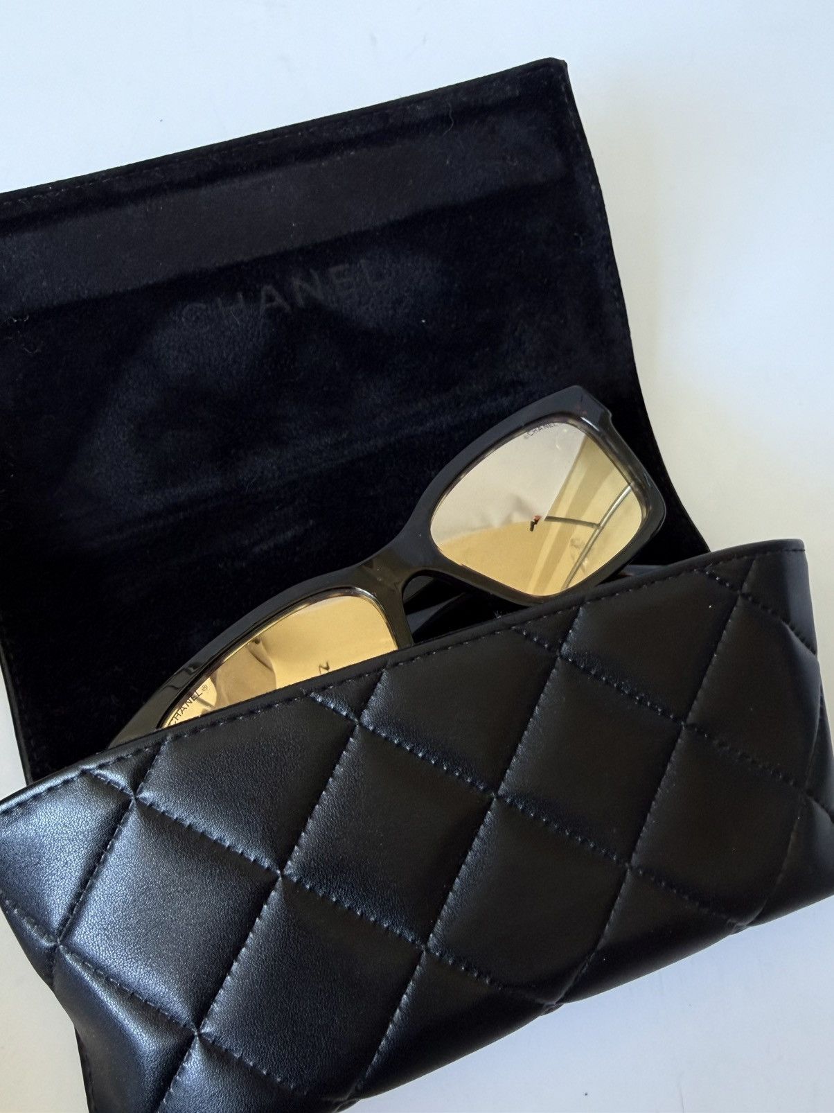 Chanel Chanel Acetate Square Sunglasses in Tortoise Size ONE SIZE - 9 Thumbnail