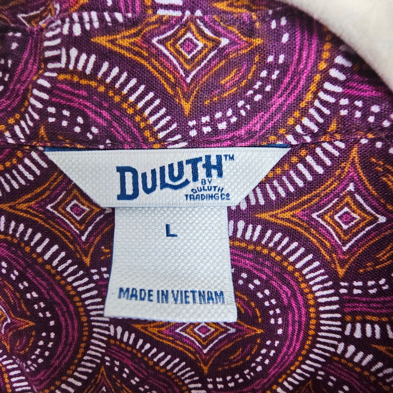 Duluth Trading Company Duluth Trading Co Tunic Top Women L Purple Patterned Artisan Size L / US 10 / IT 46 - 7 Thumbnail