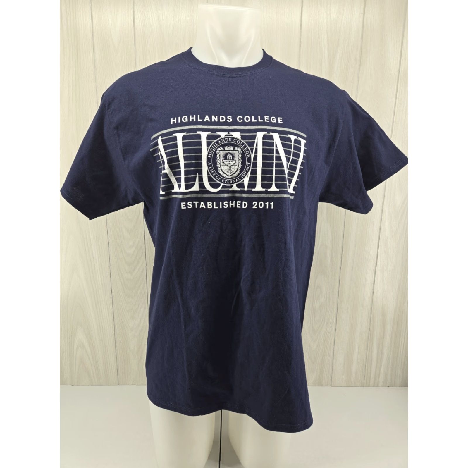 Port & Company Georgia Highlands College Alumni T Shirt Blue Size Large Mens Size US L / EU 52-54 / 3 - 2 Thumbnail