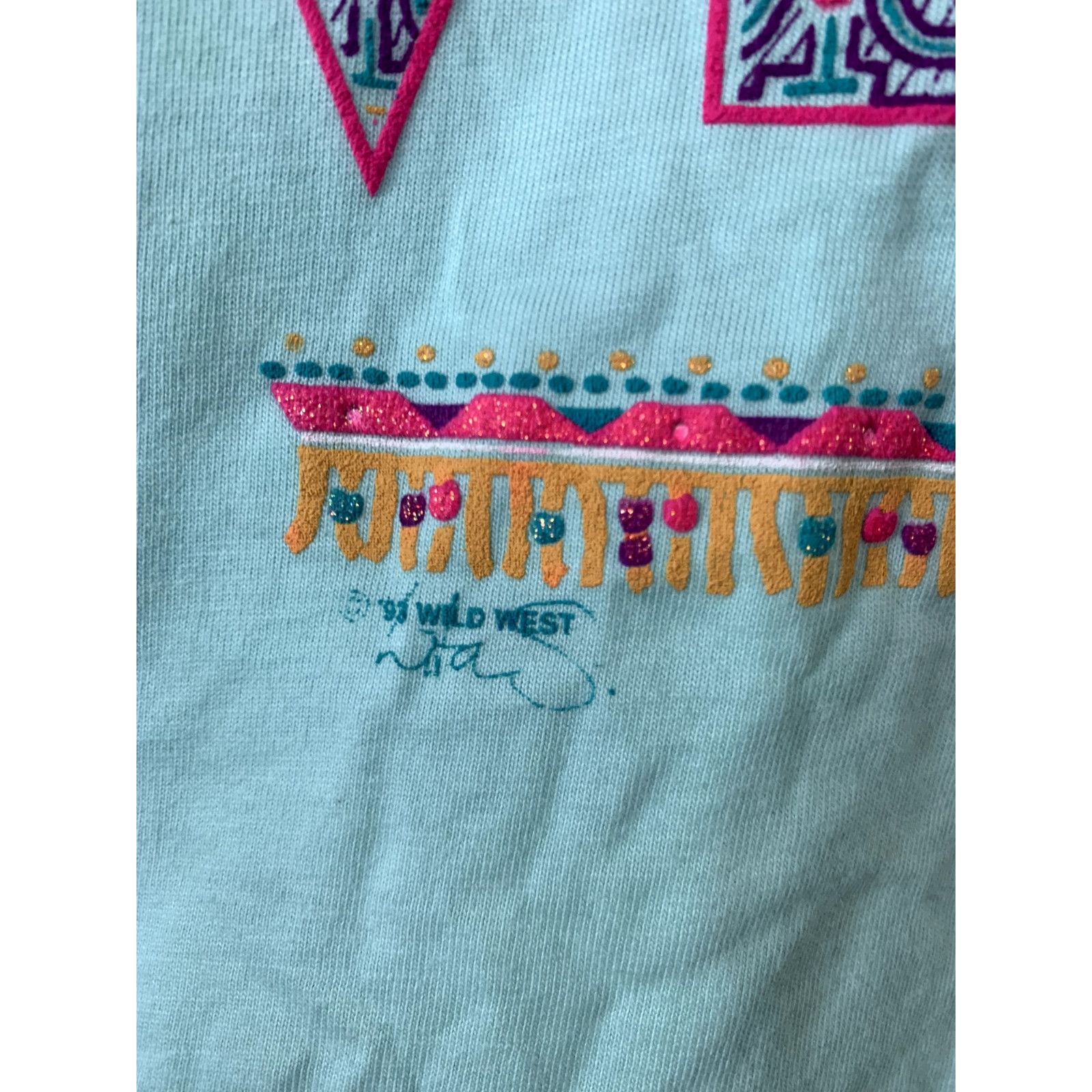 Jerzees Vintage Las Vegas Shirt Jerzees LV Blue Tee VTG 1993 Medium Size US M / EU 48-50 / 2 - 3 Thumbnail