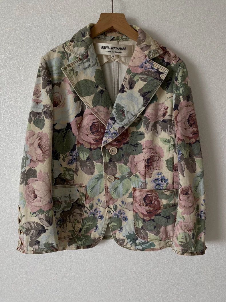 Junya Watanabe Junya Watanabe Floral Denim Jacket by Junya