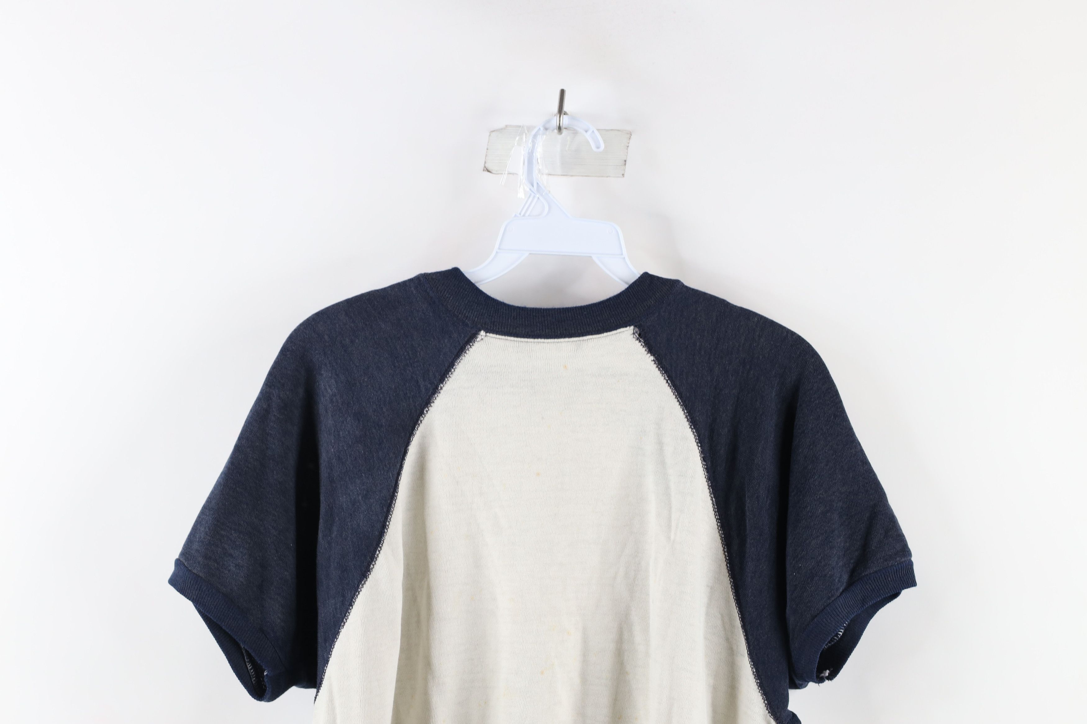 Vintage Vintage 60s 70s Streetwear Short Sleeve Sweatshirt USA Size US M / EU 48-50 / 2 - 9 Thumbnail