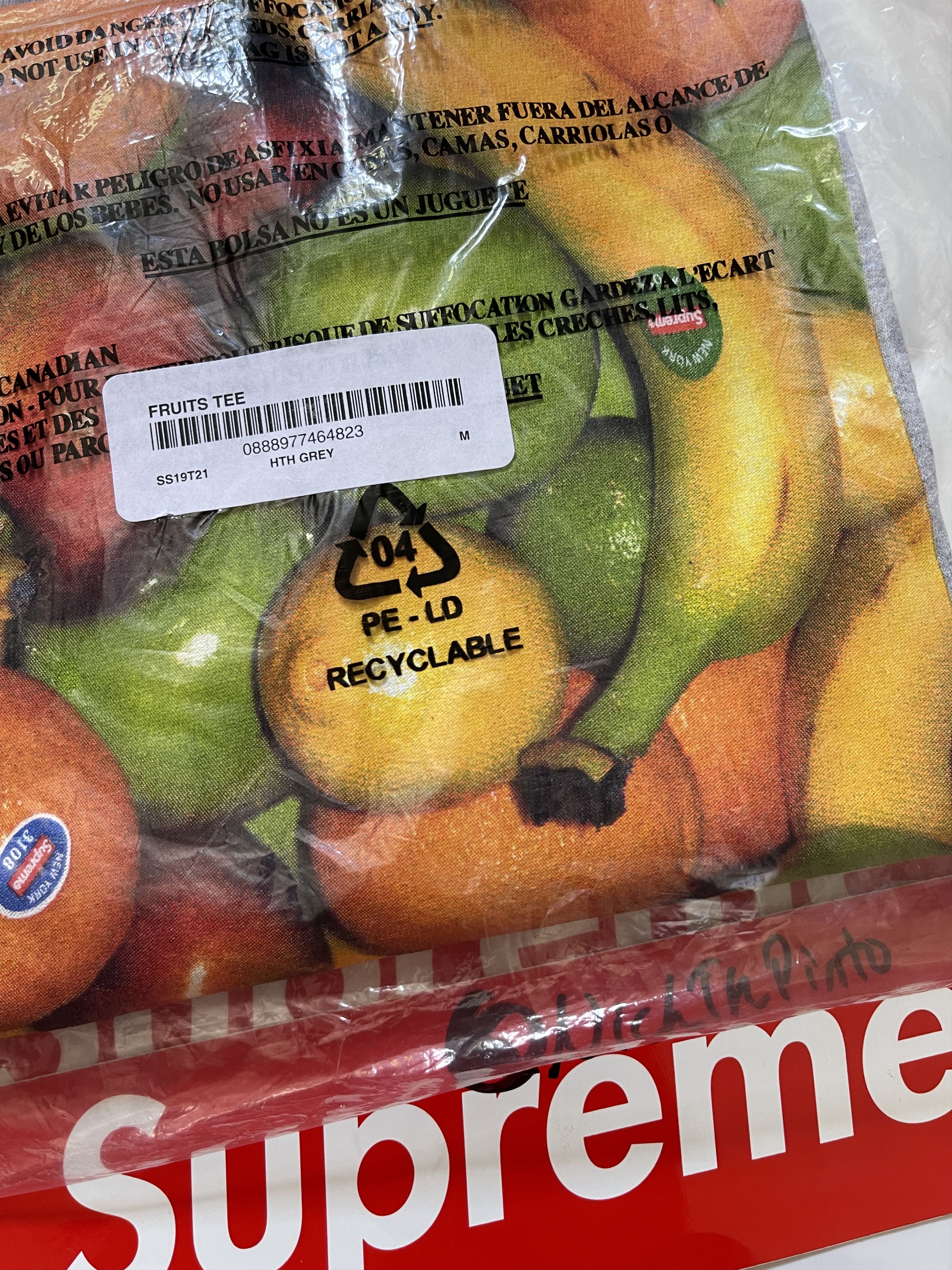 Supreme Fruits Tee Size US M / EU 48-50 / 2 - 3 Thumbnail