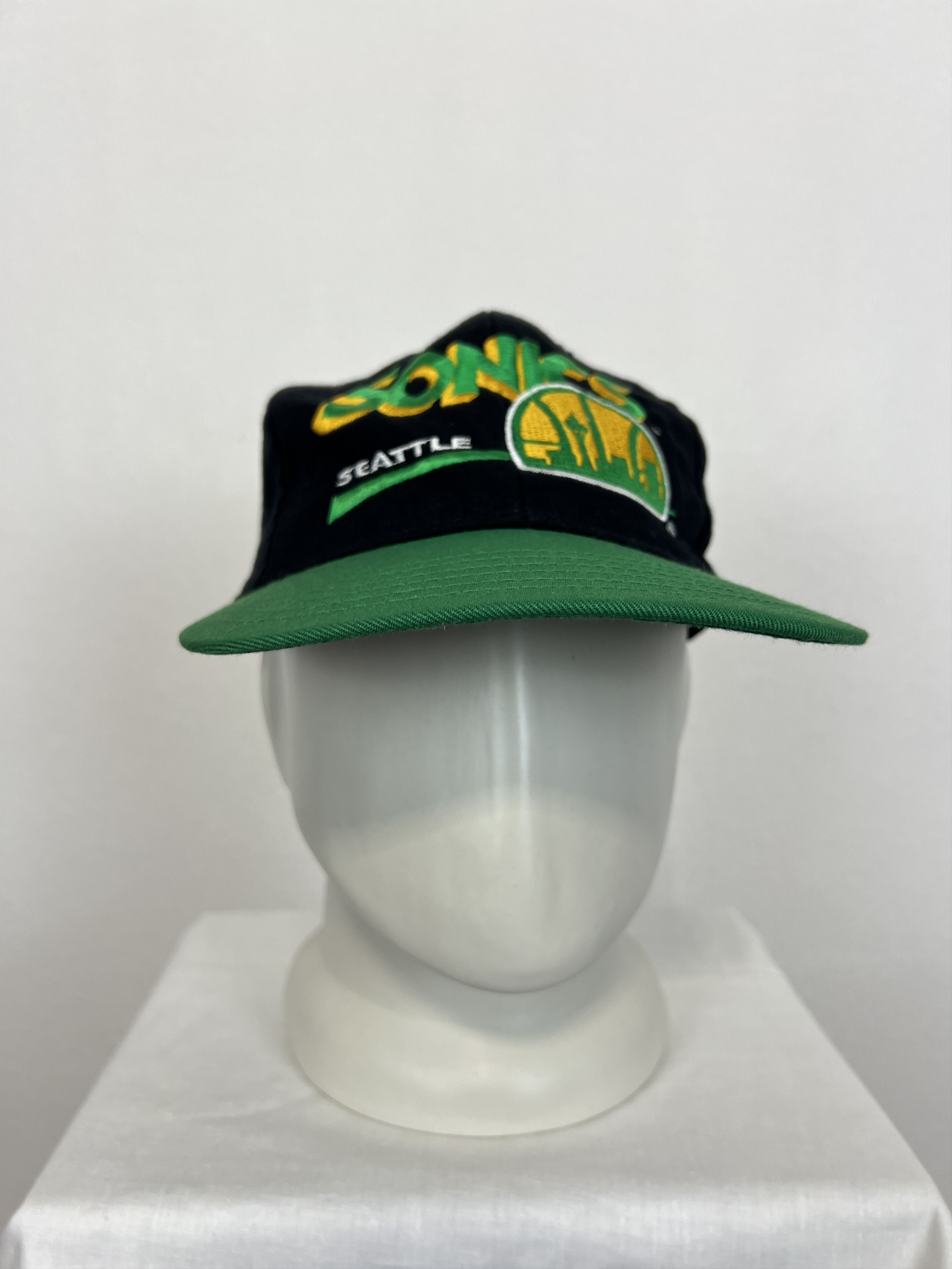 Vintage Vintage Seattle Sonics Supersonics NBA Snapback Cap Hat Rare Size ONE SIZE - 2 Thumbnail
