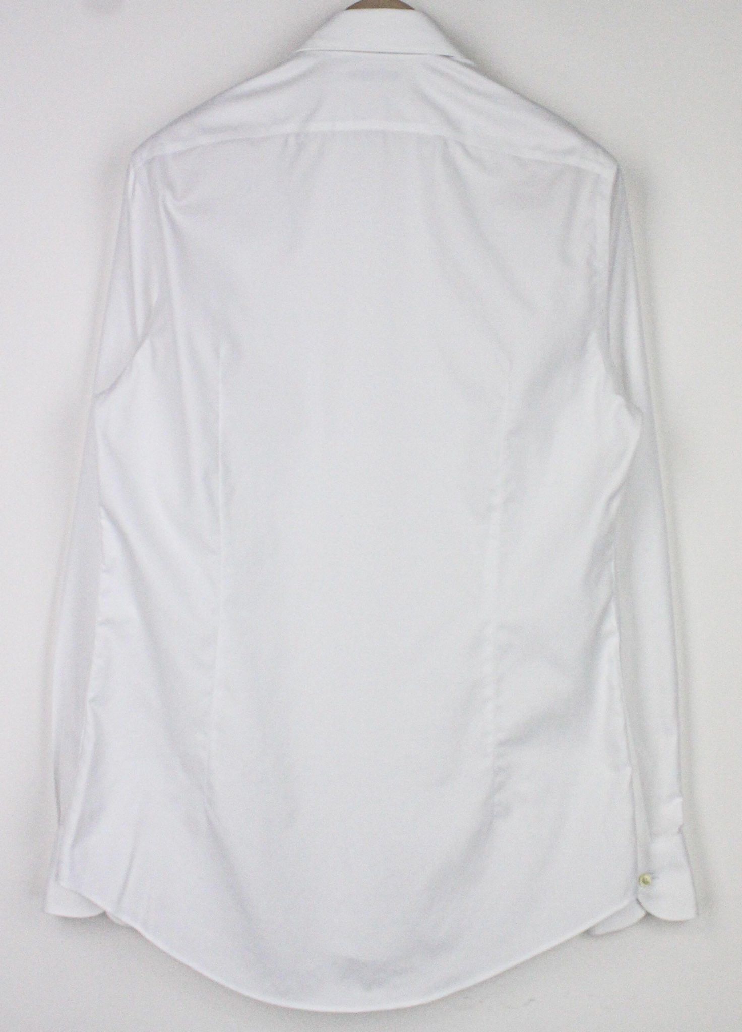 Suitsupply 39/15 1/2 Extra Slim White Cotton Cutaway 72756 Size 40R - 2 Thumbnail