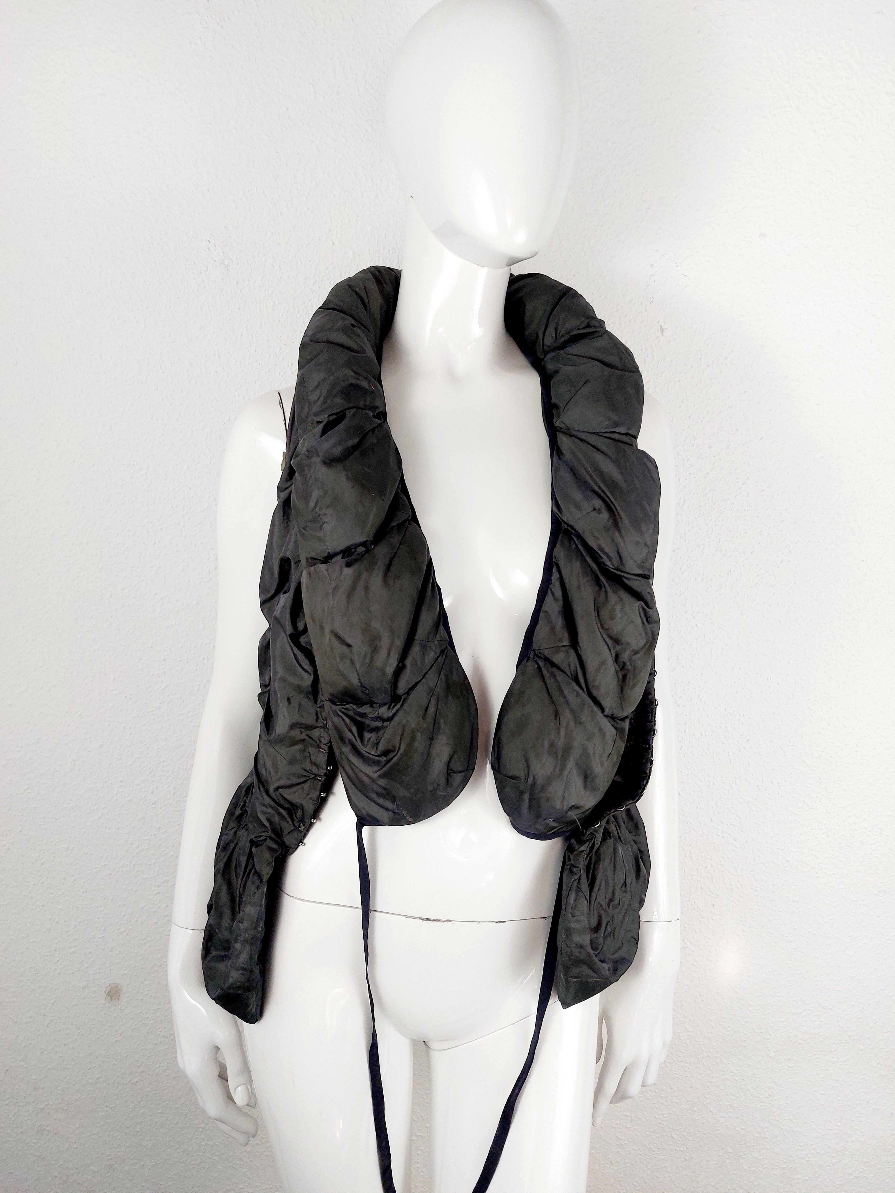 Marithe + Francois Girbaud Marithe + Francois Girbaud MFG Pokachu Vest Jacket Size S / US 4 / IT 40 - 2 Thumbnail