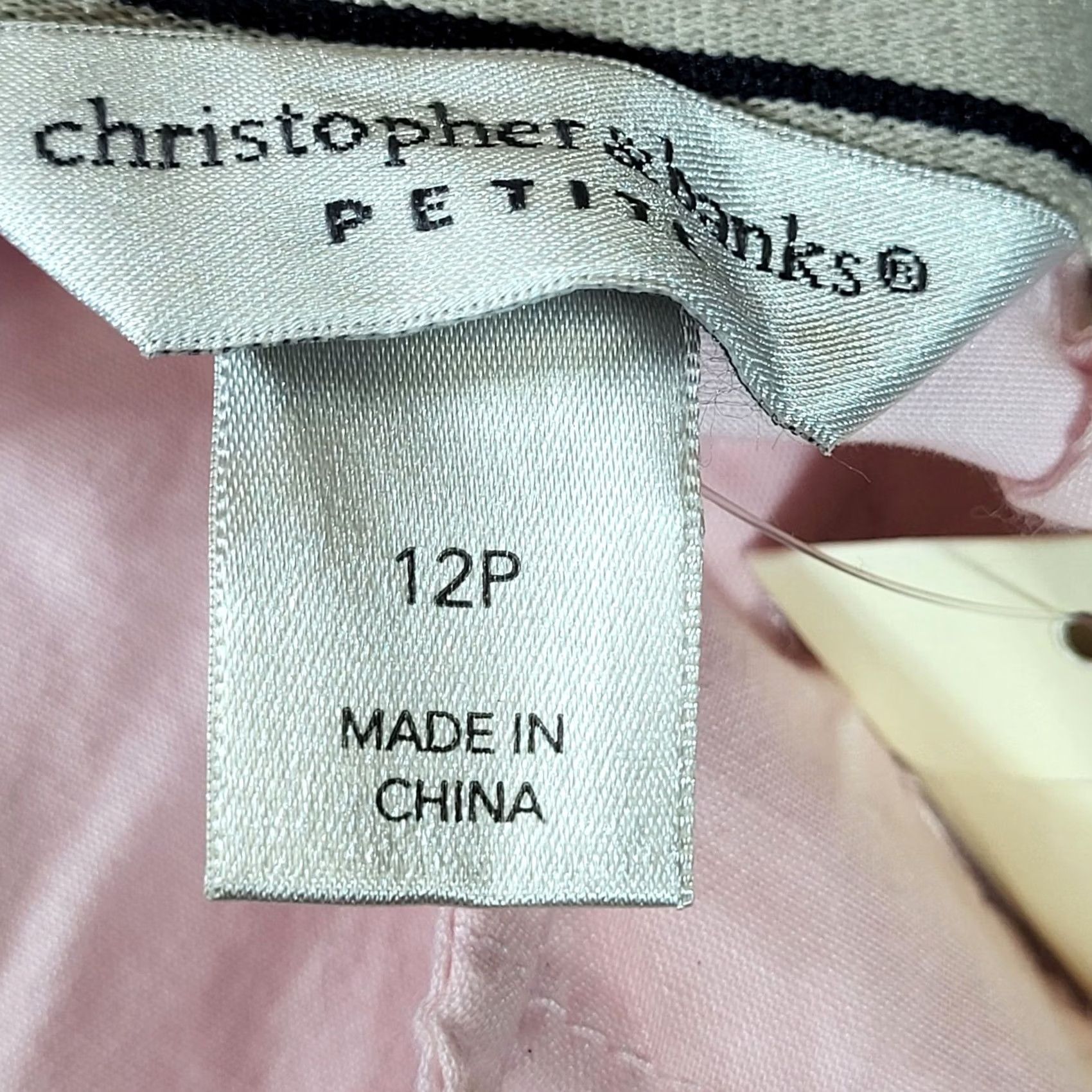 Vintage Christopher Banks Capri Pants Pink 12P Petite Signature Comfort Classic Fit Pants Womens Girls Size 34" / US 12 / IT 48 - 5 Thumbnail