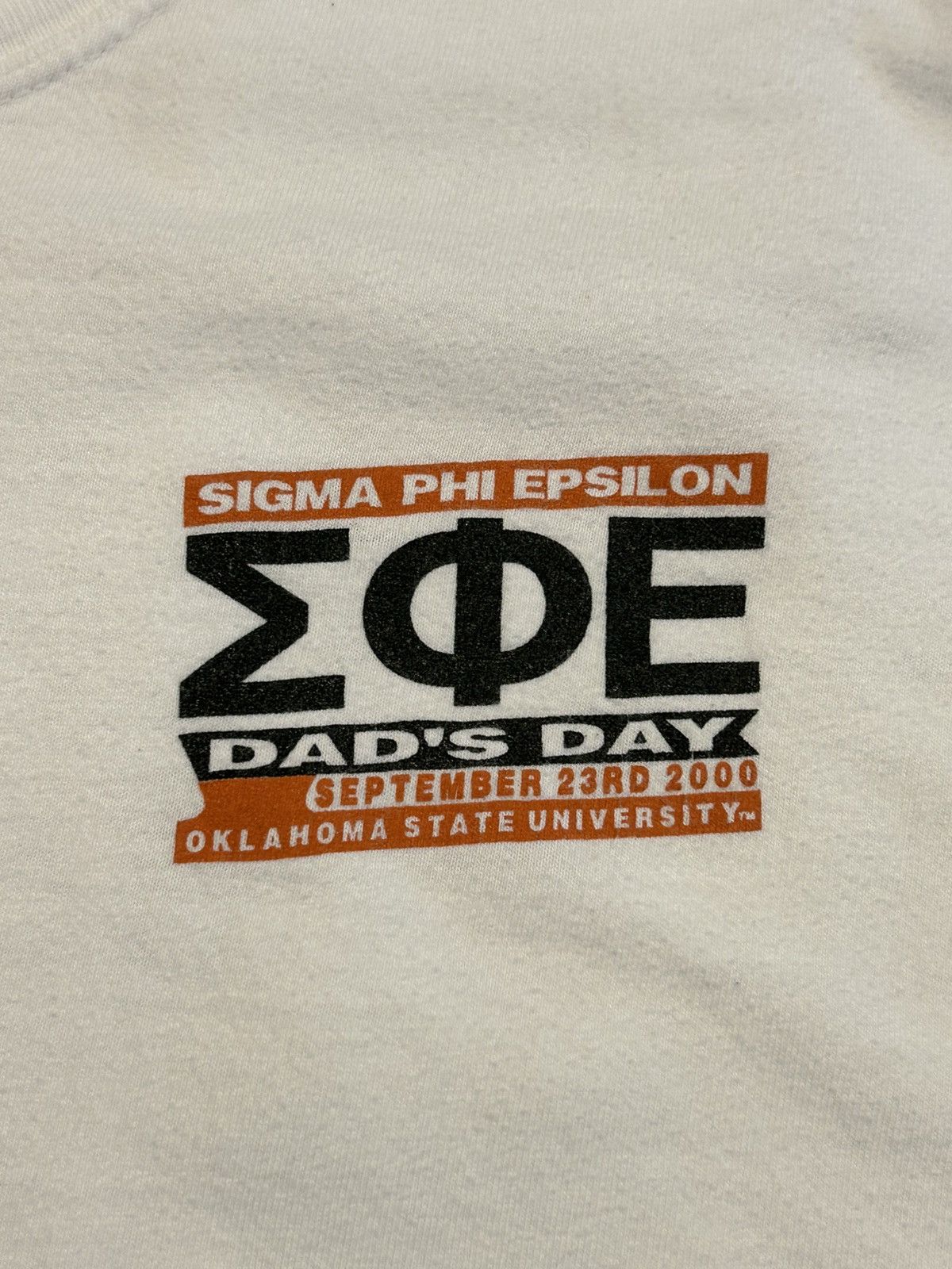 Hanes Vintage Oklahoma State Sigma Phi Epsilon Dad's Day T-Shirt Size US XXL / EU 58 / 5 - 4 Thumbnail