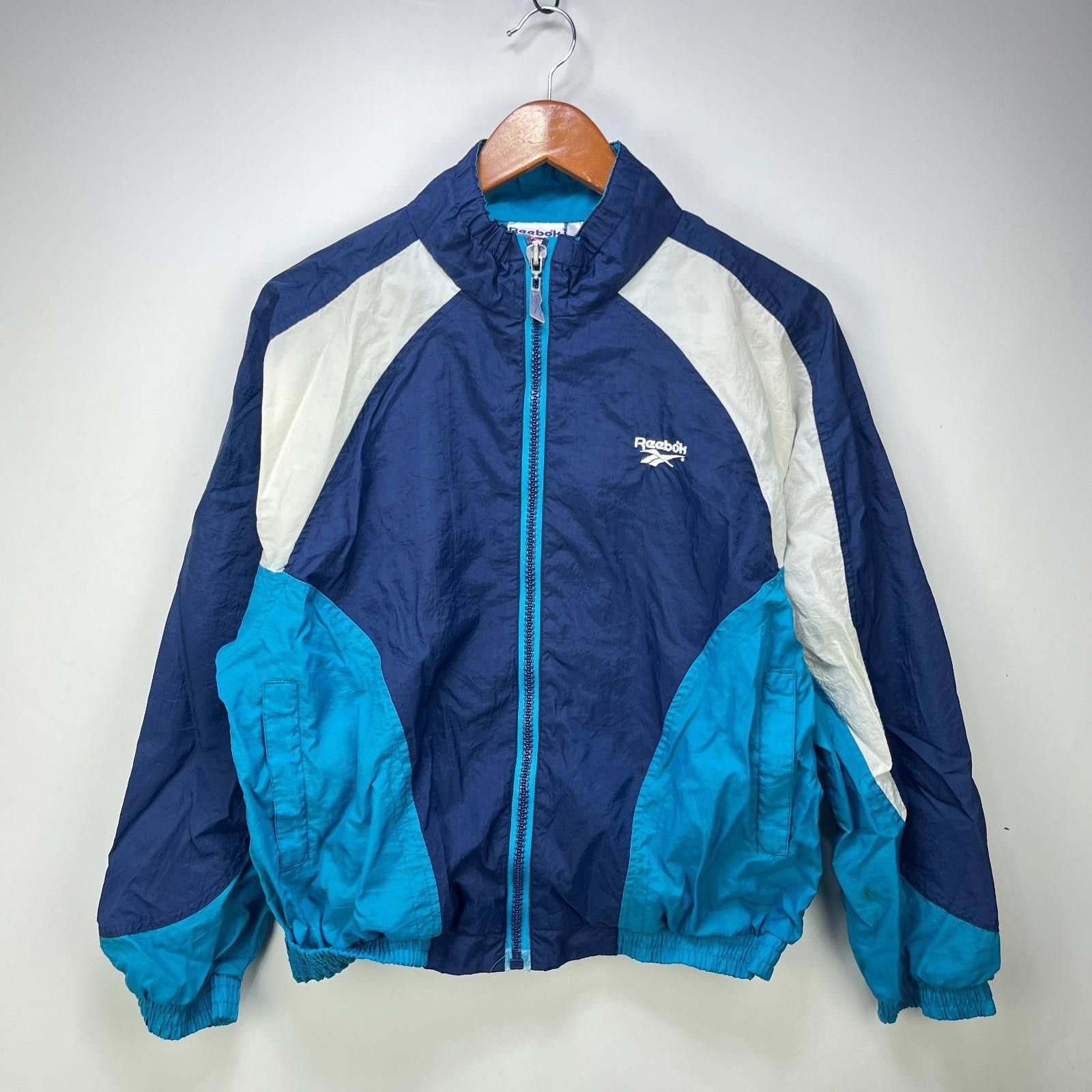 Reebok Vintage 90s Reebok Windbreaker Jacket Medium Size US M / EU 48-50 / 2 - 1 Thumbnail