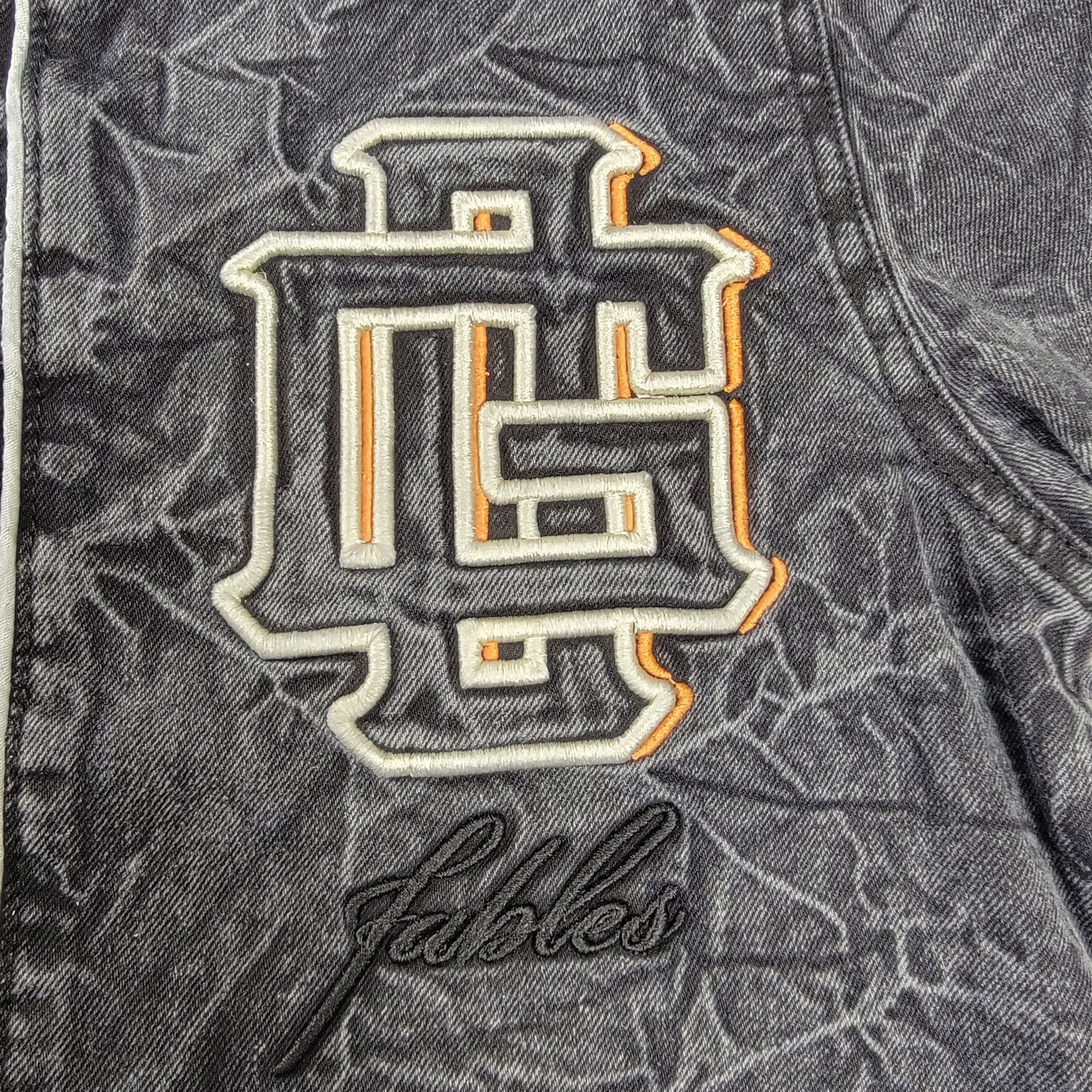 40oz NYC Original Fables Denim Short Sleeve Jersey Black Sz M (602) Size US M / EU 48-50 / 2 - 9 Thumbnail
