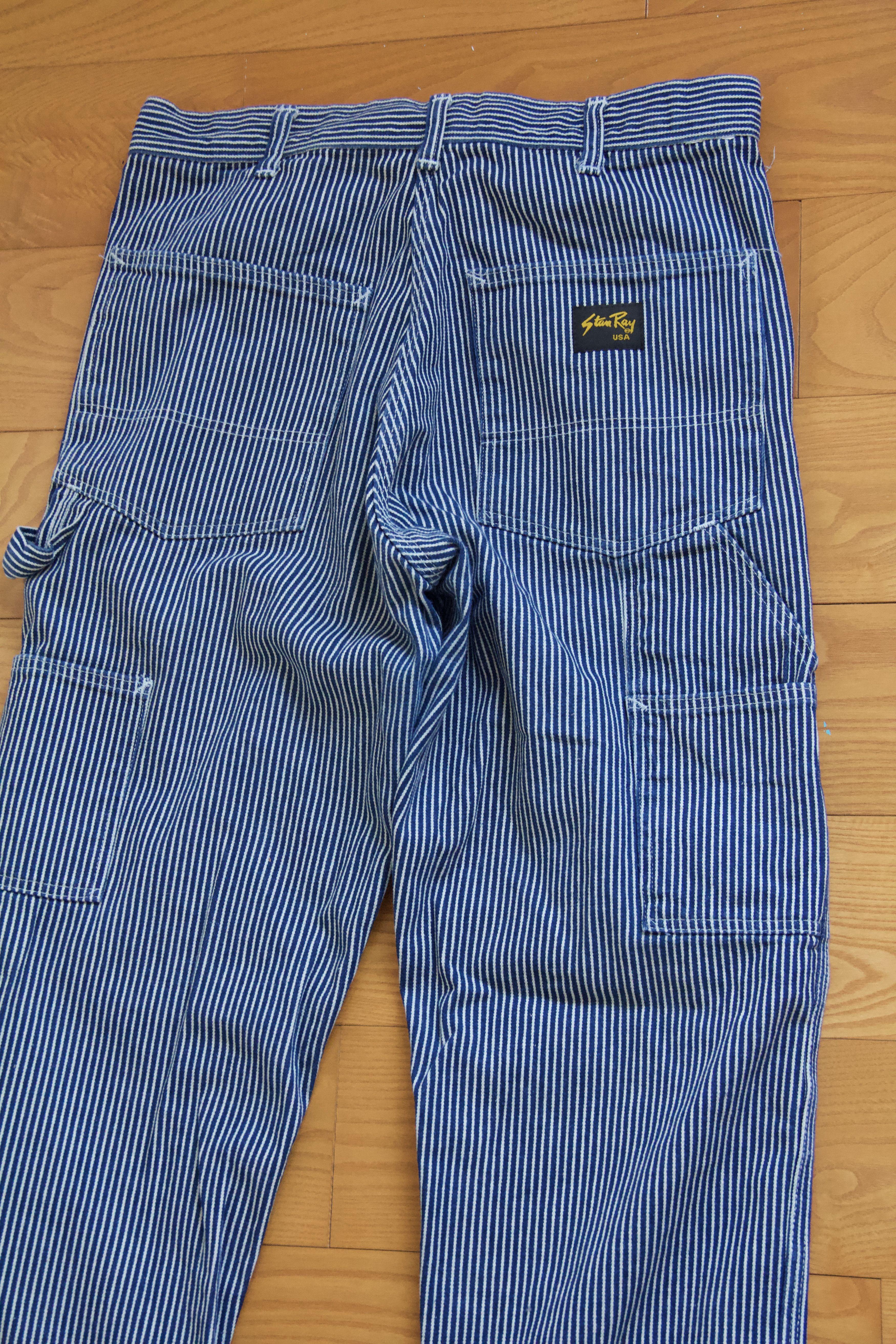Stan Ray Stan Ray Railroad Stripe Cotton Carpenter Pant W US 32 Size 32" / US 10 / IT 46 - 4 Thumbnail