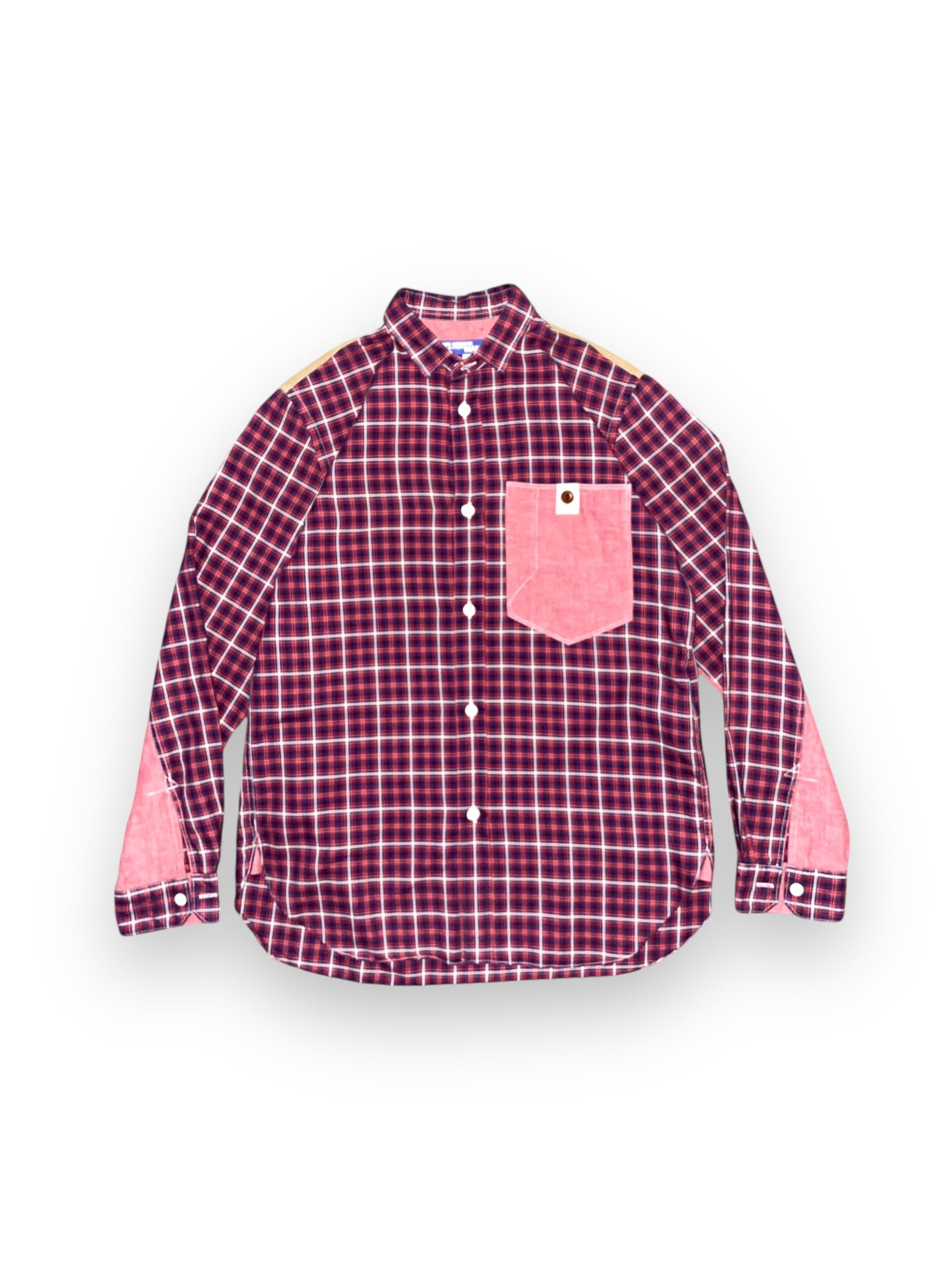 Big Pocket Check Shirt, Red