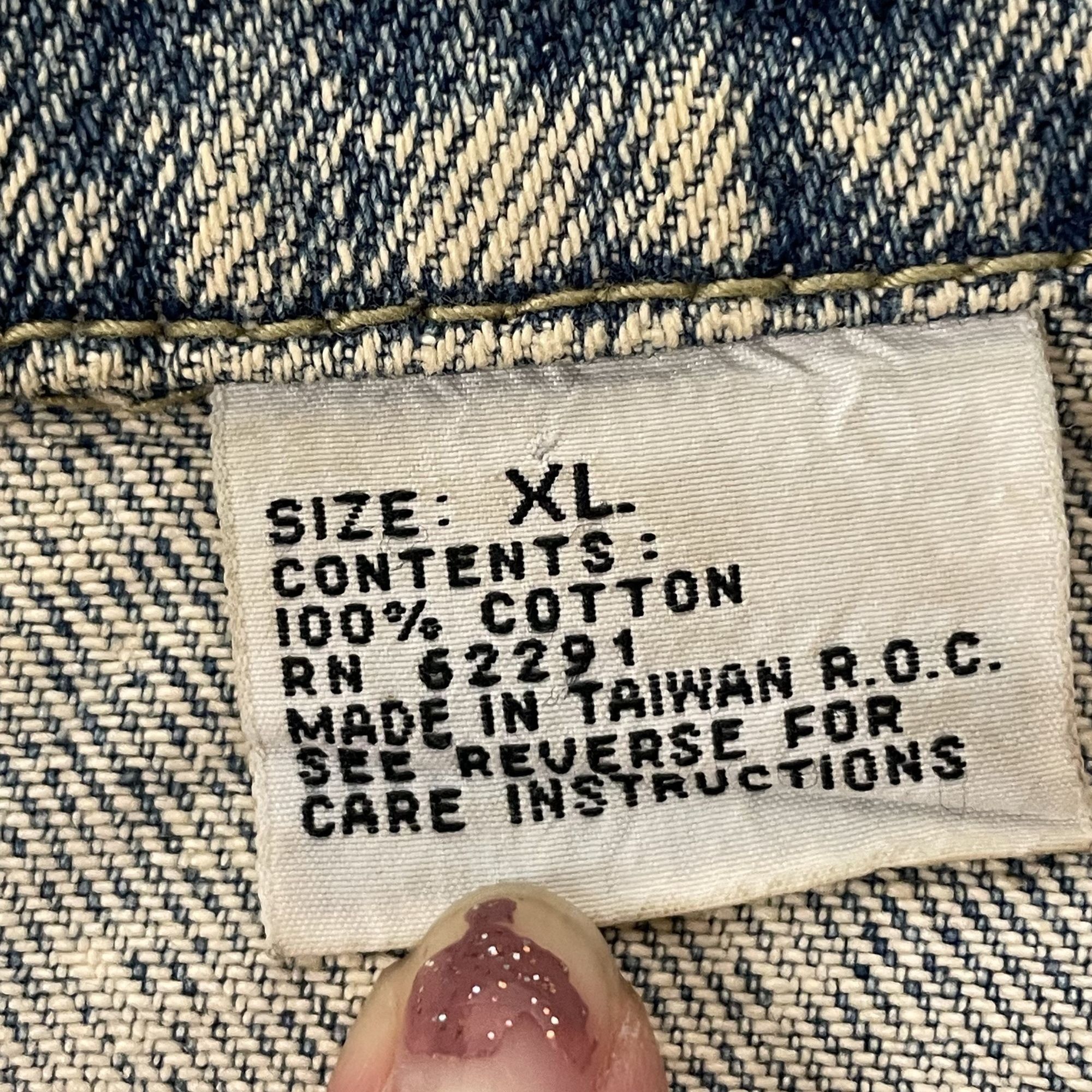 Slick Vtg Slick Bad Boy ACID WASH Blue Jean PUNK ROCKER Jacket Size US XL / EU 56 / 4 - 9 Thumbnail
