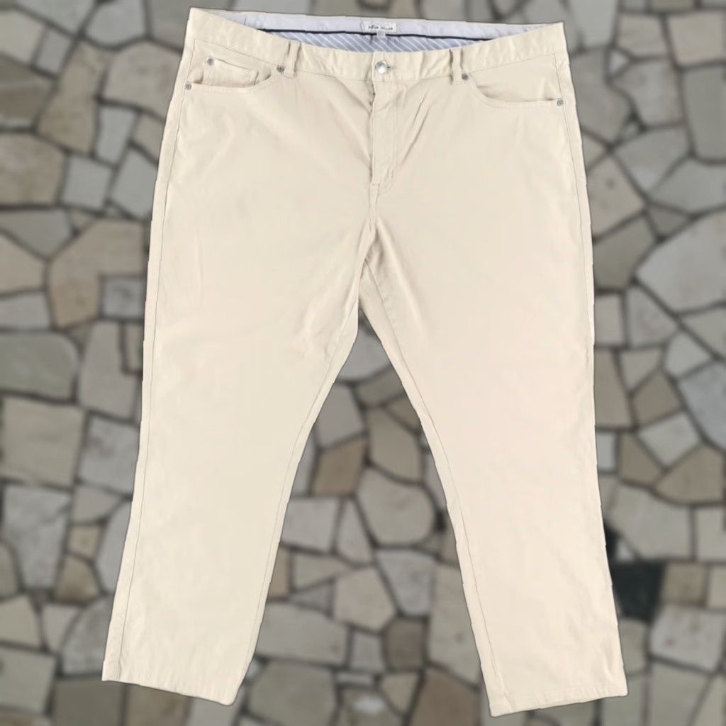 Peter Millar Peter Millar Ultimate Sateen 5 Pocket Chino Pants Sand Men's 44 Size US 44 / EU 60 - 1 Thumbnail
