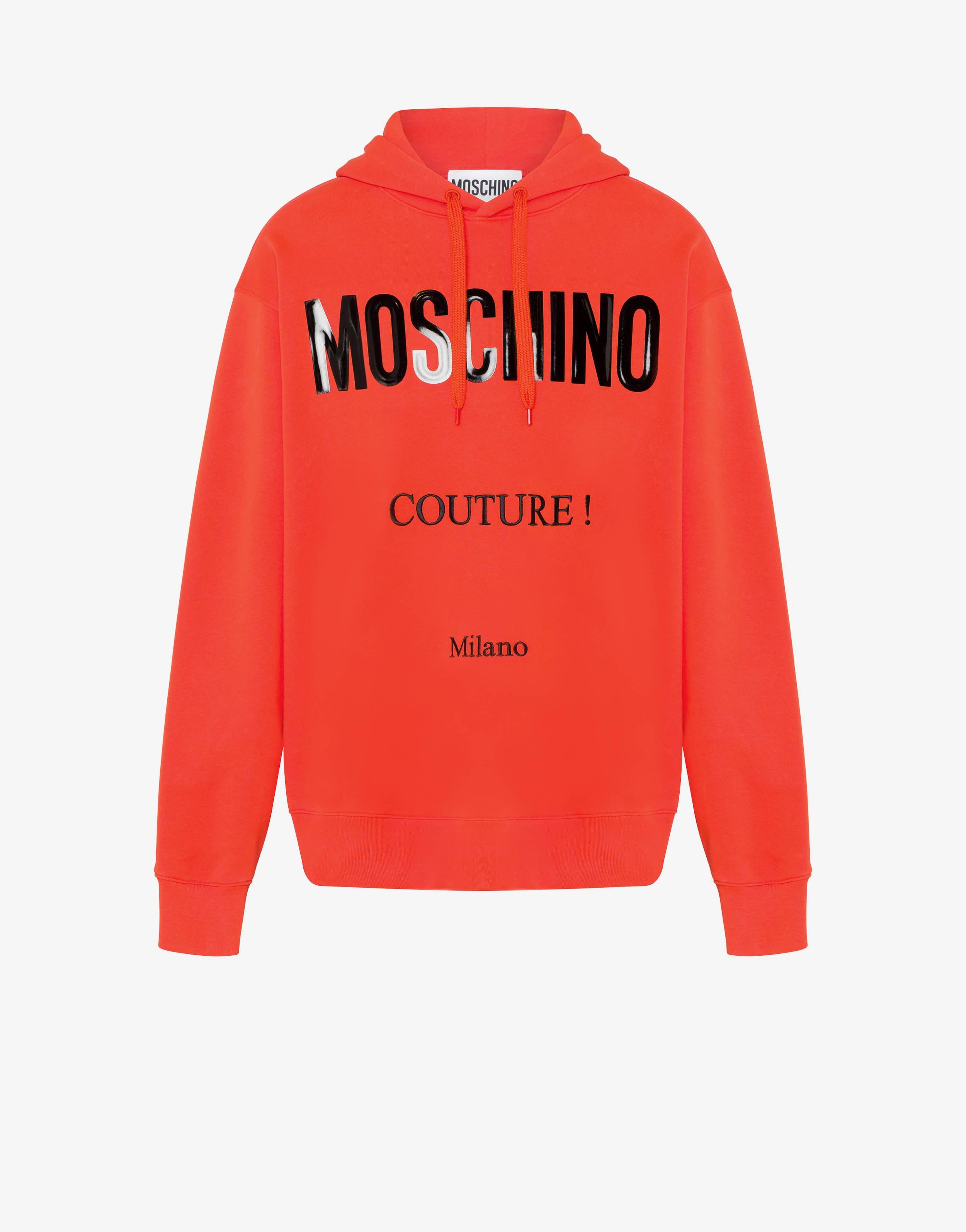 Moschino o1y0225 Logo Hoodie in Prick/Red Size US L / EU 52-54 / 3 - 1 Thumbnail