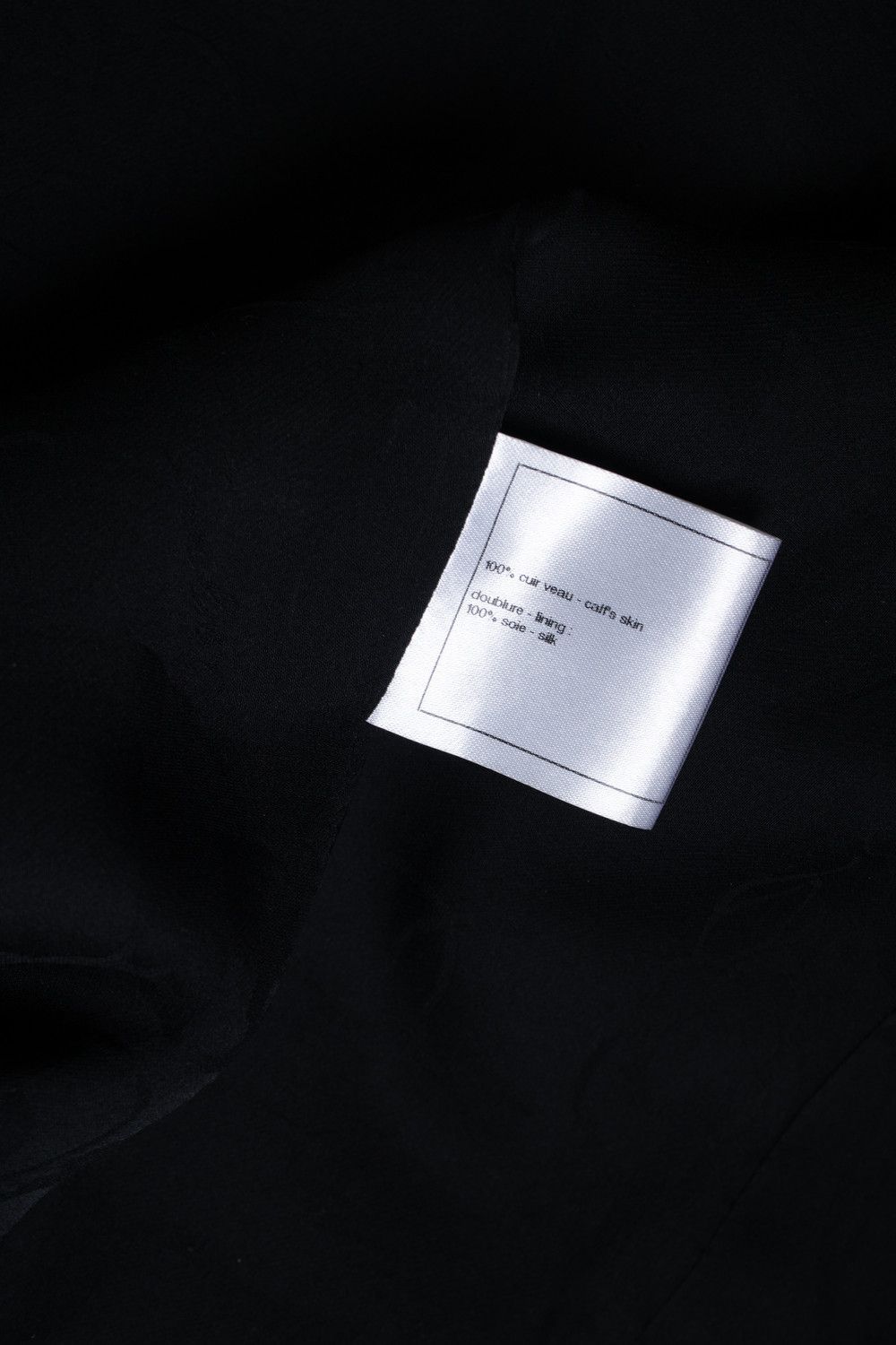 Chanel Chanel, black little 4 pocket ruched jacket in leather Size S / US 4 / IT 40 - 7 Thumbnail