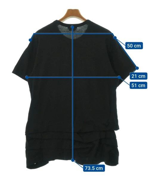 Comme des Garcons Homme Plus T-Shirts Cotton Plain Short Sleeve Crewneck Black Size US L / EU 52-54 / 3 - 3 Thumbnail