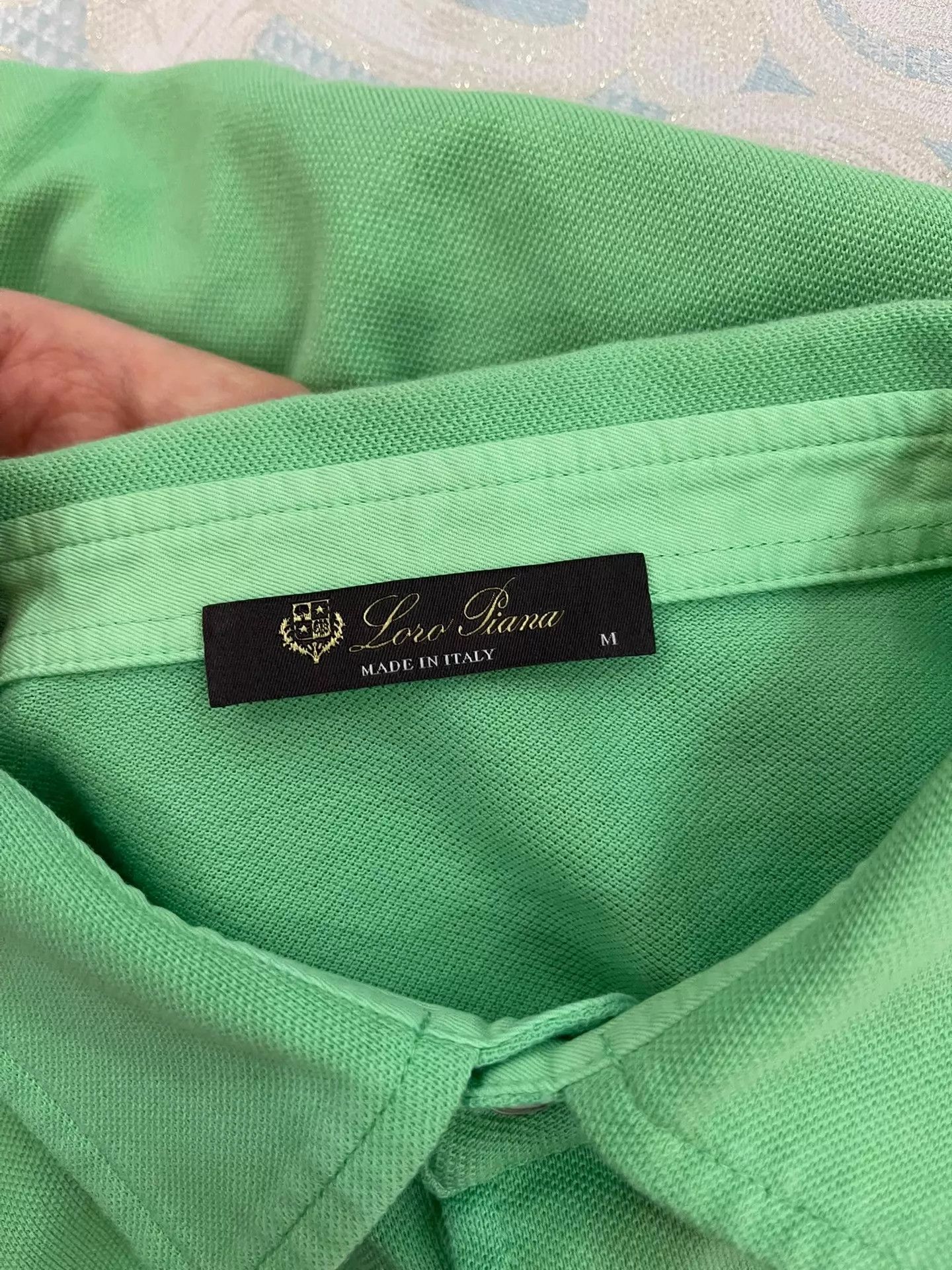 Loro Piana Loro Piana Fresh Green Short Sleeve T - Shirt M (New) Size US M / EU 48-50 / 2 - 4 Thumbnail