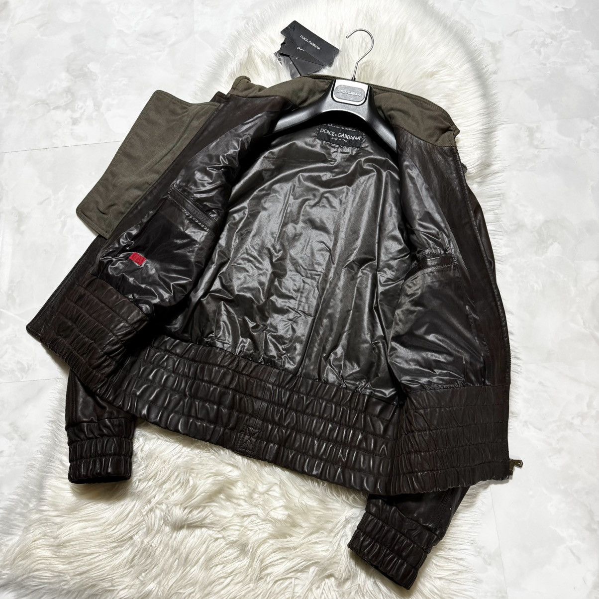 Dolce & Gabbana Genuine with tags Dolce & Gabbana Military Leather Jacket Size US S / EU 44-46 / 1 - 9 Thumbnail