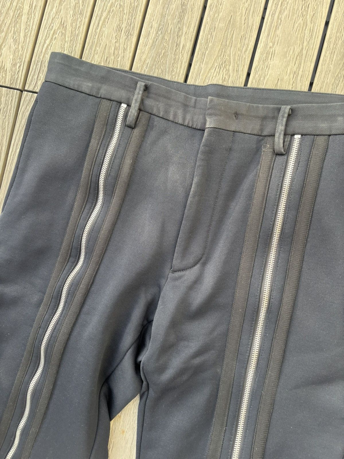 Juun.J Juun.J Black Double Front Zip Trousers Size 50 Size US 34 / EU 50 - 4 Thumbnail