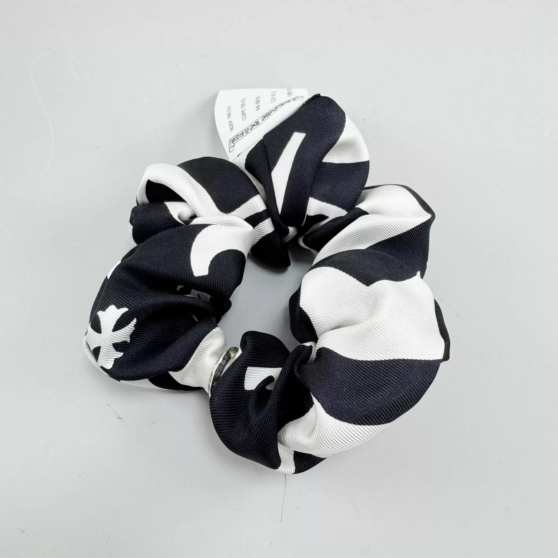 Chrome Hearts Chrome Hearts New Black & White Print Hair Tie One Size Size ONE SIZE - 3 Thumbnail