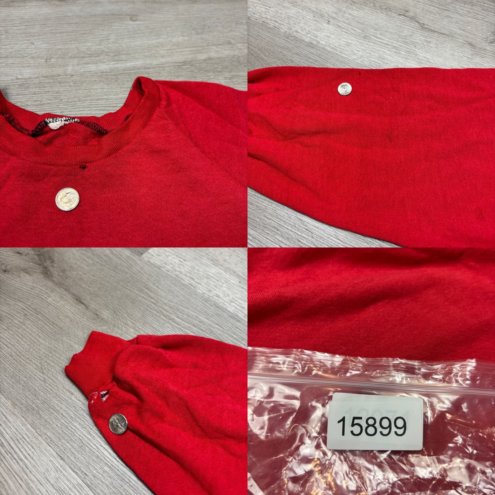 Guess VINTAGE Guess Sweatshirt Red Men's Small Raglan Crewneck 80s Size US S / EU 44-46 / 1 - 8 Thumbnail