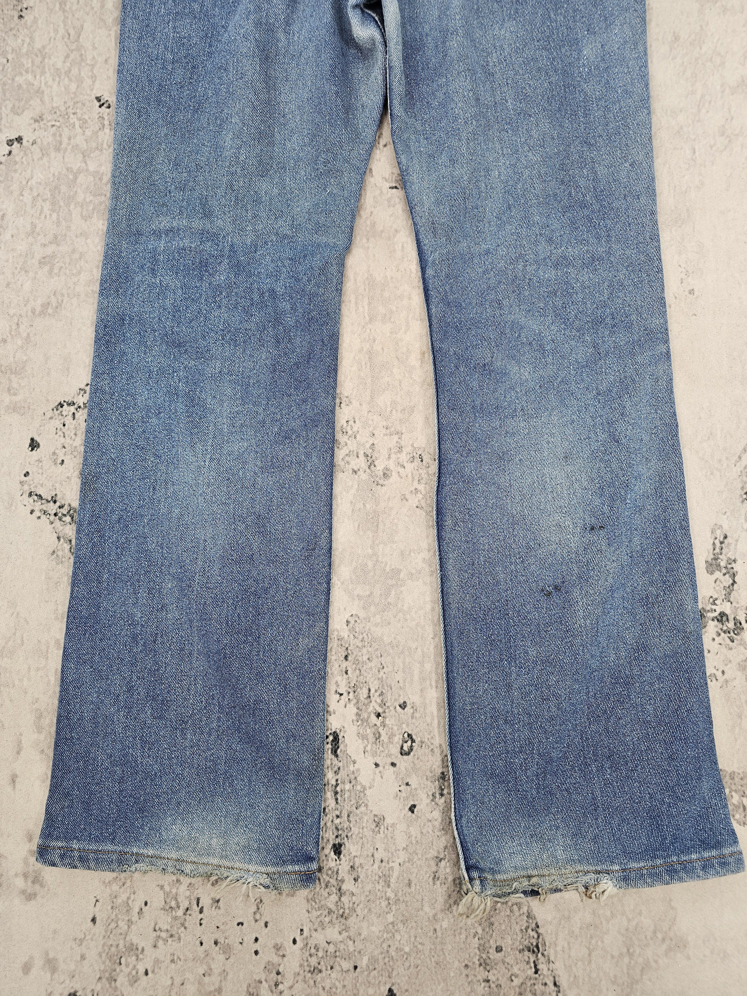 Levi's Vintage LEVIS 517 Ripped Bootcut Flare Strech Jeans L0447 Size US 34 / EU 50 - 5 Thumbnail