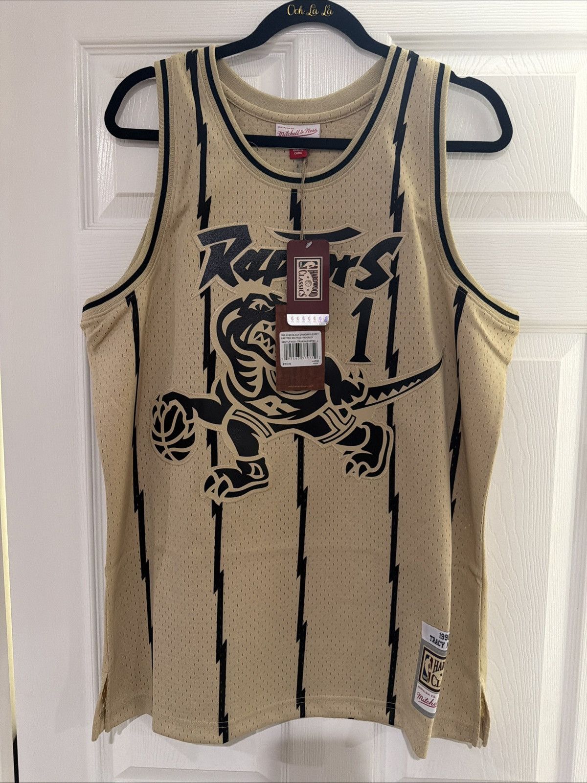 Mitchell & Ness Mitchell & Ness Khaki/Black Jersey Raptors 1998 T-Mac Men L Size US L / EU 52-54 / 3 - 1 Thumbnail