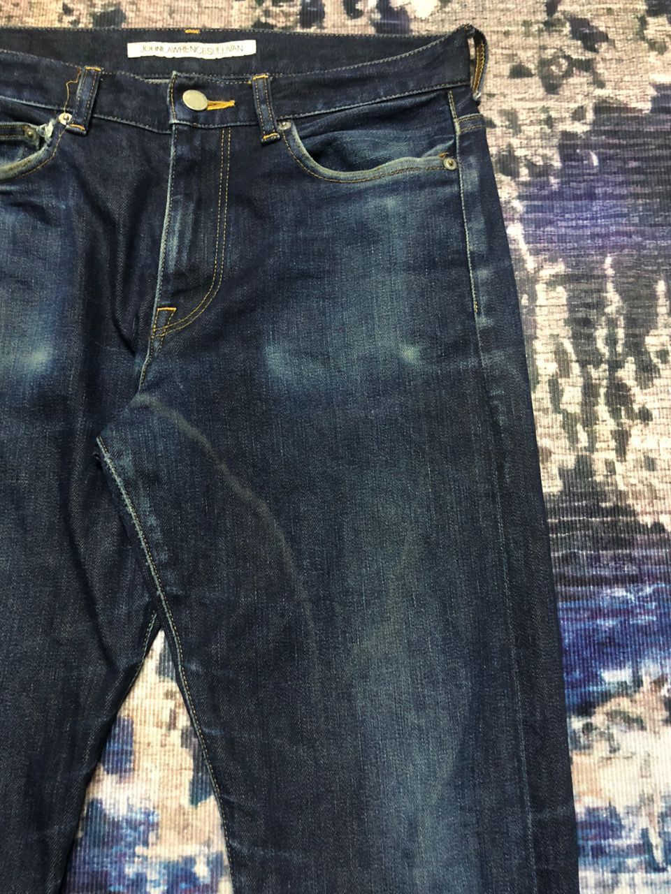 Japanese Brand Johnlawrencesullivan Skinny Jeans Pants Distressed Size US 31 - 7 Thumbnail