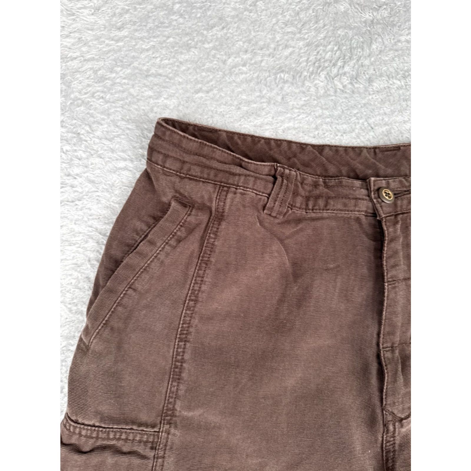Tommy Bahama Tommy Bahama Shorts Mens 36 Brown Cargo Tencel Blend Hike Camp Vacation 36x9 Size US 36 / EU 52 - 4 Thumbnail