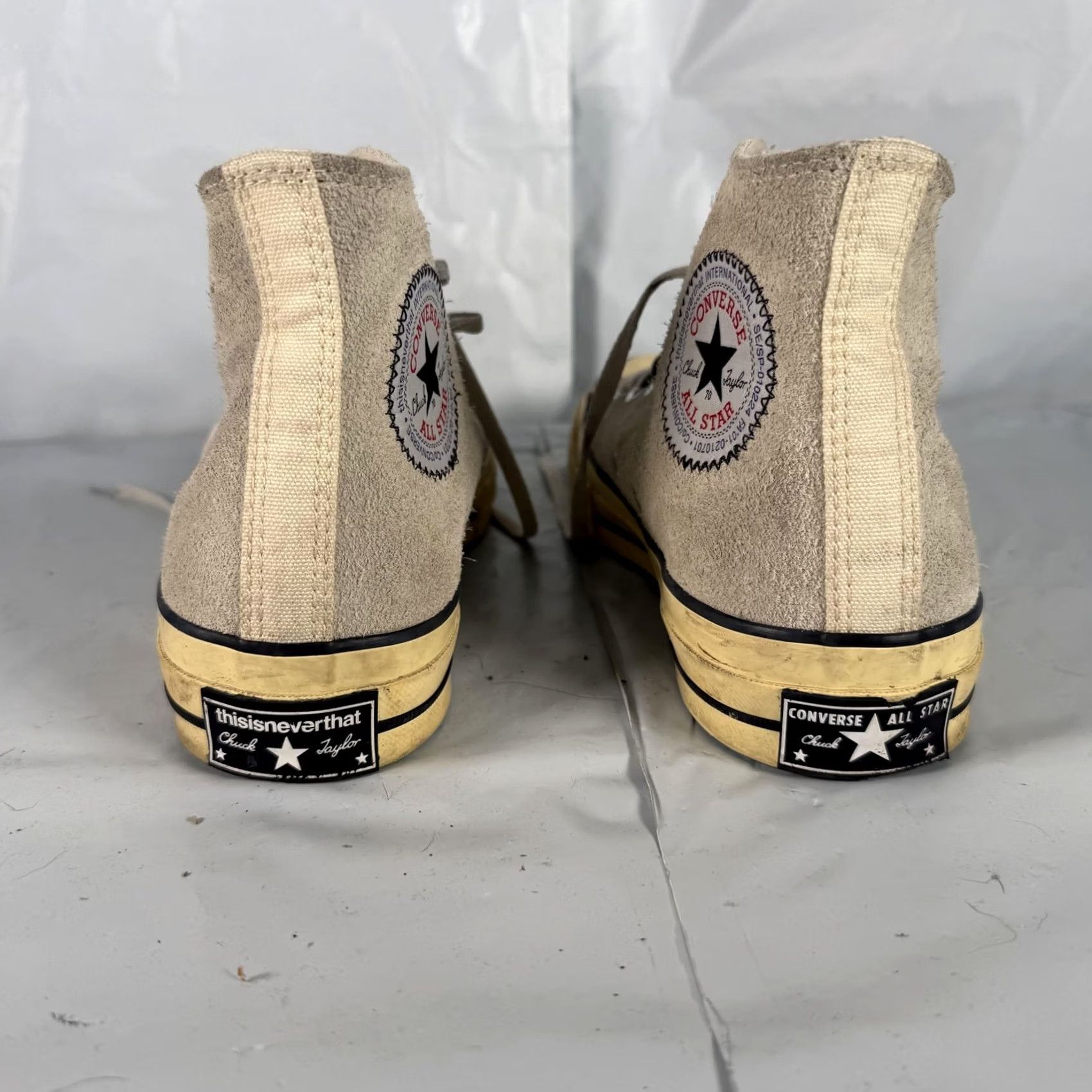 Converse Converse Chuck 70 thisisneverthat High Top Sneakers Beige Leather US 7.5 Men’s Casual Streetwear Womens Unisex Adults Shoes Size US M / EU 48-50 / 2 - 3 Thumbnail