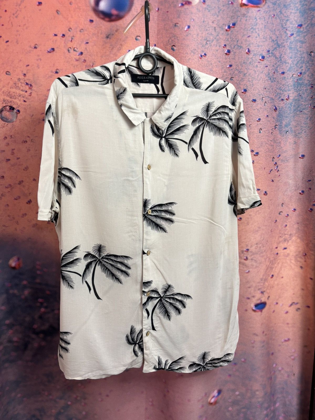 Allsaints Allsaints luxury Hawaiian shirt Size US L / EU 52-54 / 3 - 2 Thumbnail