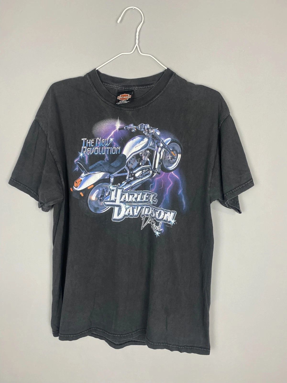 Harley Davidson Harley Davidson T Shirt 2001 The New Revolution Men's Black Size US L / EU 52-54 / 3 - 1 Thumbnail