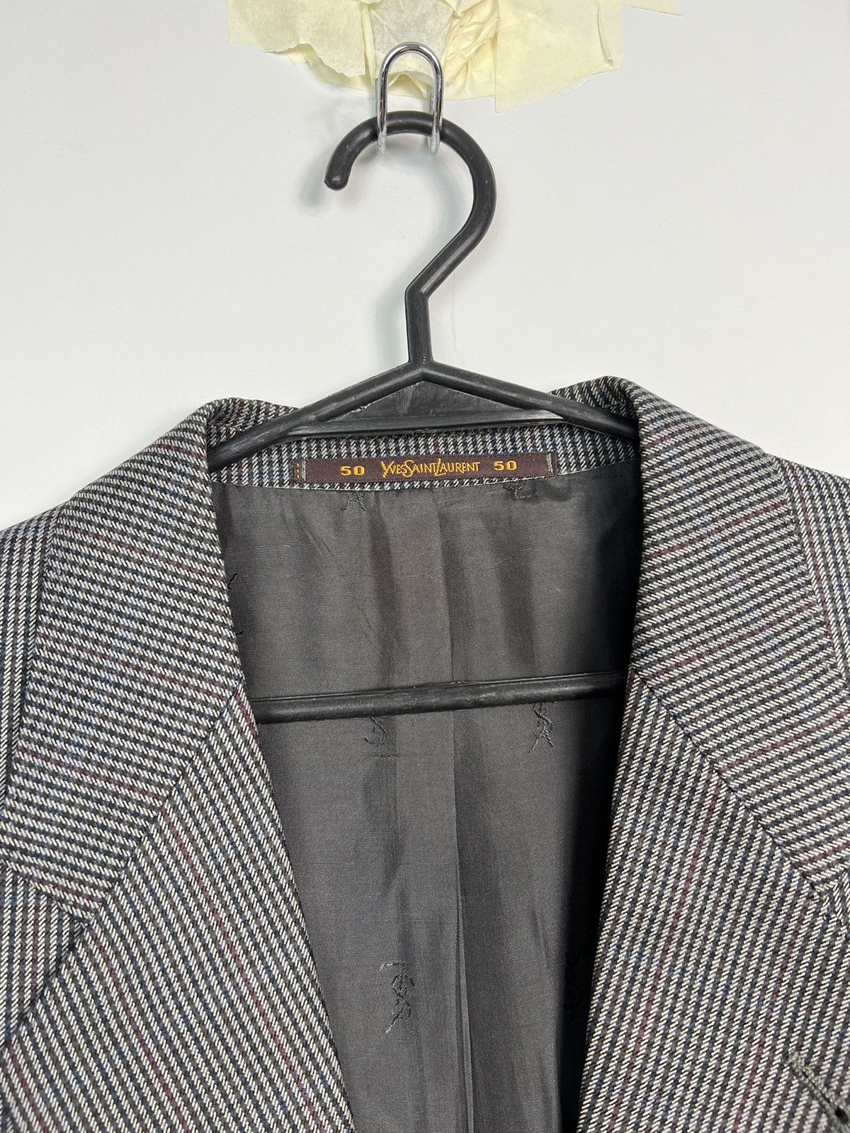 Vintage × Yves Saint Laurent Blazer Yves Saint Laurent 100% Pure New Wool Vintage Size US M / EU 48-50 / 2 - 3 Thumbnail