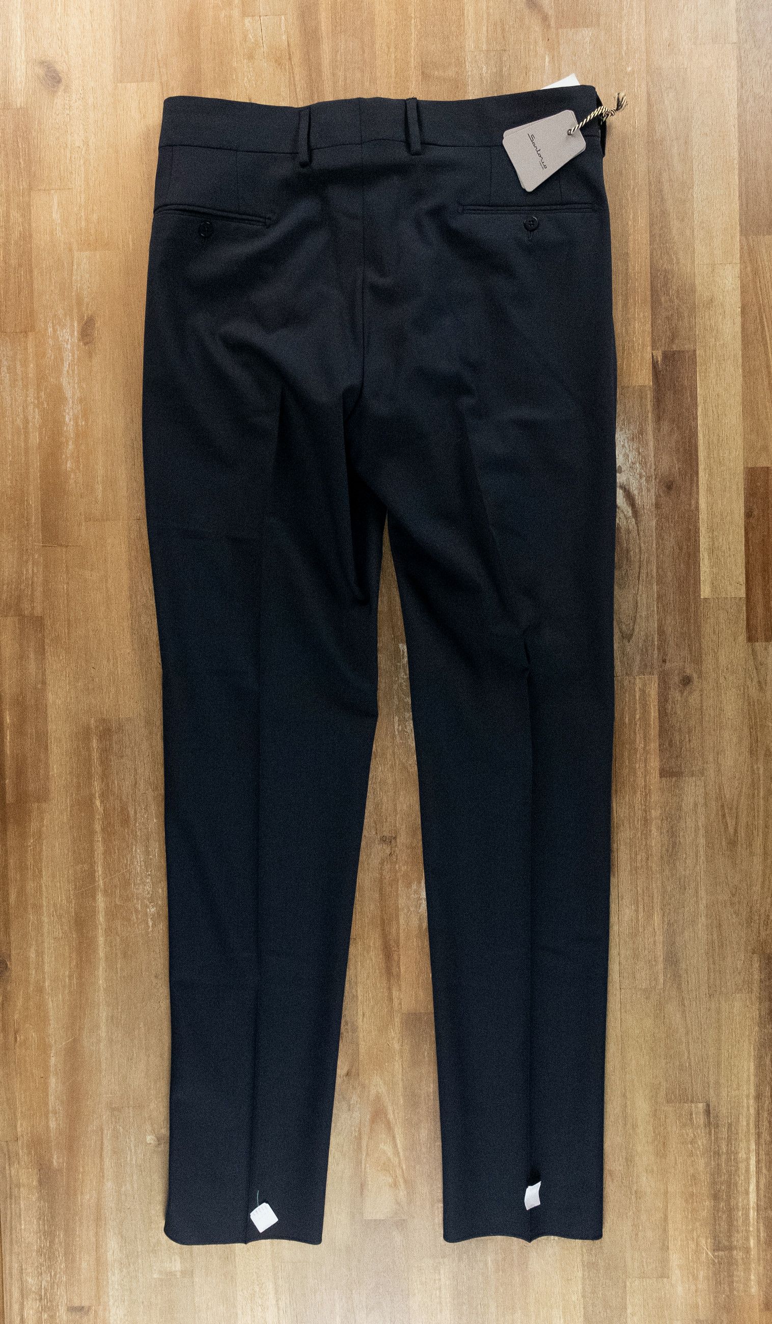 SARTORIO SARTORIO navy blue pleated wool dress pants Size 32 Size US 32 / EU 48 - 4 Thumbnail
