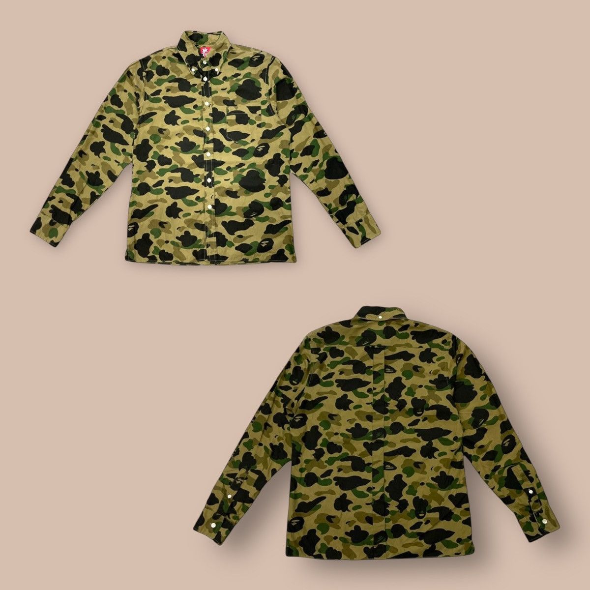 Bape A Bathing Ape 1st Camo Button-up L/S Shirt Size US S / EU 44-46 / 1 - 1 Thumbnail
