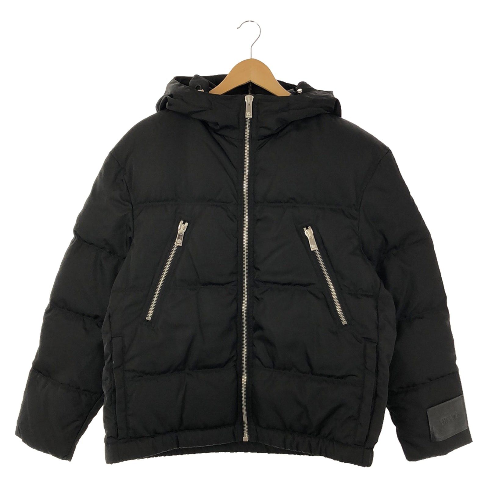 Versace Down Jacket Nylon Black