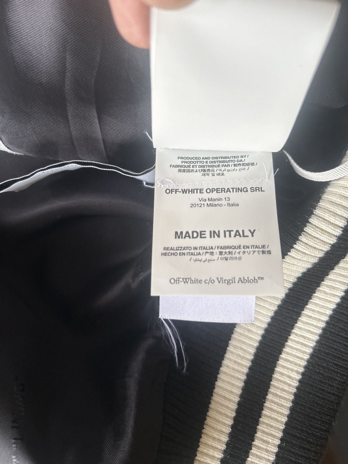 Off-White Varsity Letterman Jacket Size US M / EU 48-50 / 2 - 6 Thumbnail