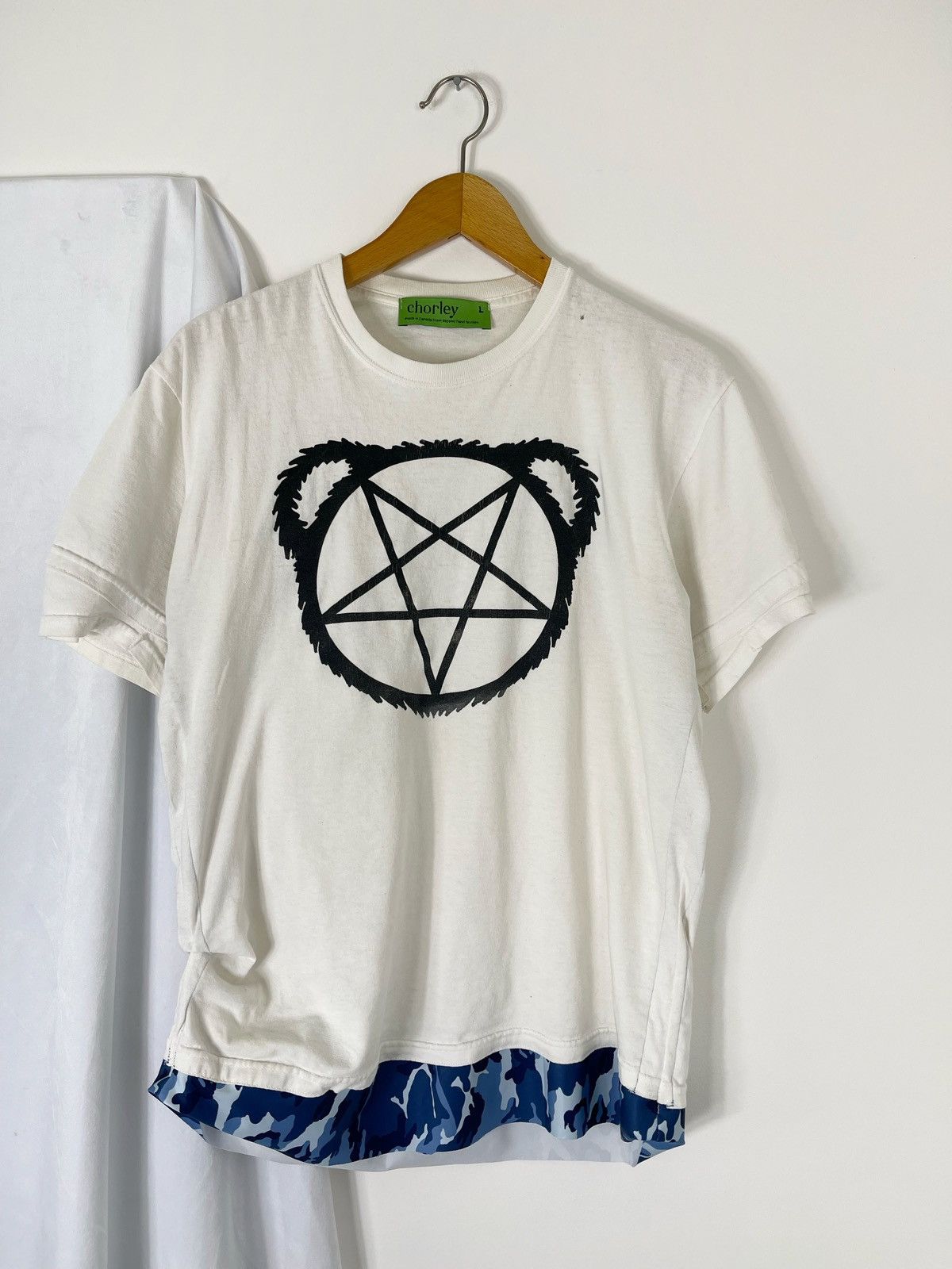 Chorley × Handmade Reconstructed deconstructed camo darted upcycled tee opium Size US L / EU 52-54 / 3 - 1 Thumbnail