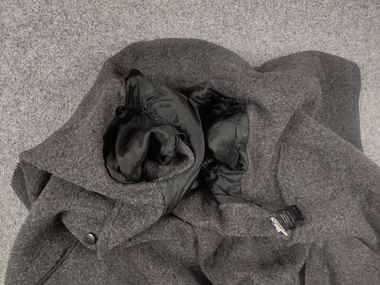 Masnada Masnada asymmetric clasp Wool coat Jacket Faded Color MA+ Size S / US 4 / IT 40 - 25 Thumbnail