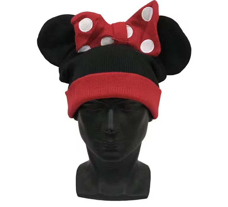image of Disney x Hat Minnie Mouse Bunny Horn Beanie Hat, Men's