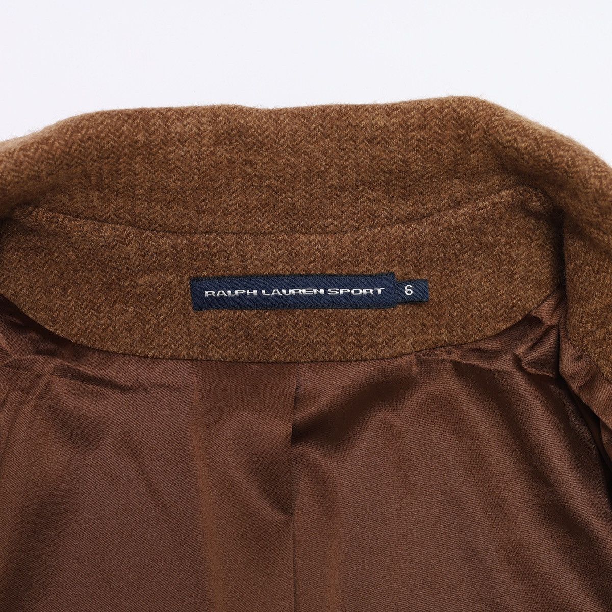 Ralph Lauren Sport Polo Ralph Lauren Sport Tweed Wool Blazer Jacket Brown Size M / US 6-8 / IT 42-44 - 14 Thumbnail