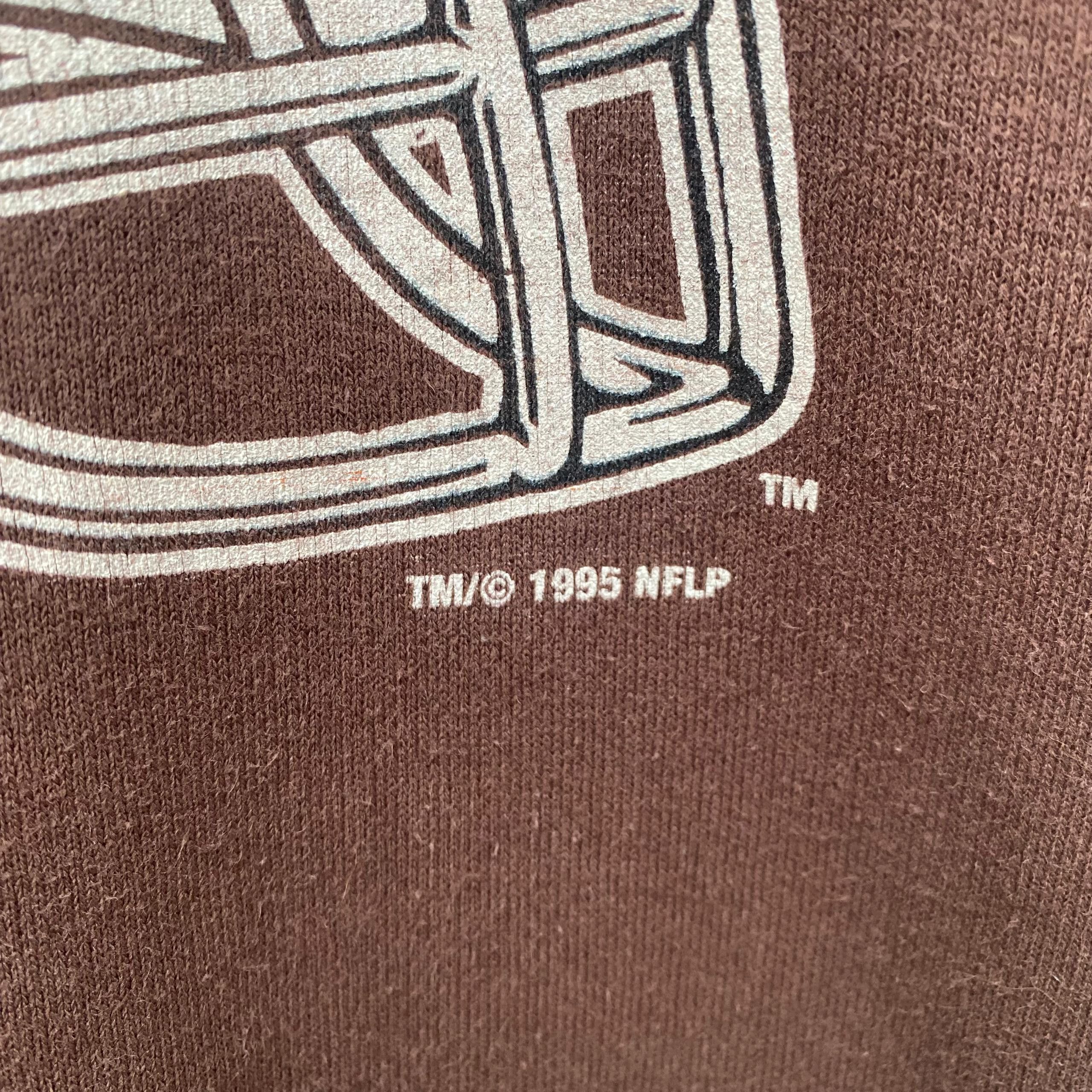 NFL × Vintage VINTAGE 1995 CLEVELAND BROWNS NFL SWEATSHIRT MEDIUM PULLOVER Size US M / EU 48-50 / 2 - 5 Thumbnail
