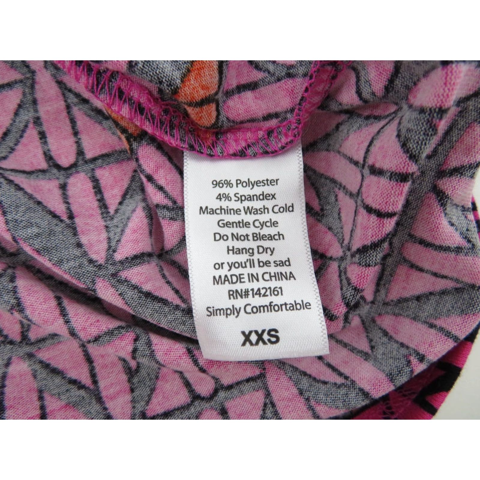 Vintage LuLaRoe Women's Bodycon Pencil Julia Dress 2XS Pink Geometric Stretch Knee Length Vintage 90s Size XXS / US 00 / IT 34 - 5 Thumbnail