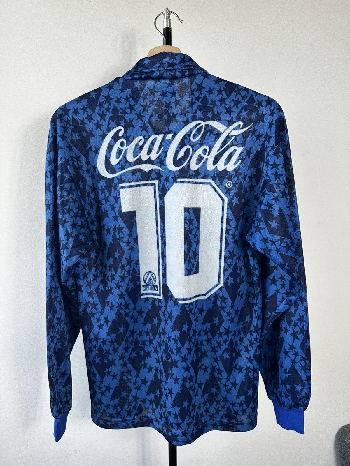 Other Vintage 90s Cruzeiro x Coca-Cola Finta Football Jersey #10 Size US M / EU 48-50 / 2 - 6 Thumbnail