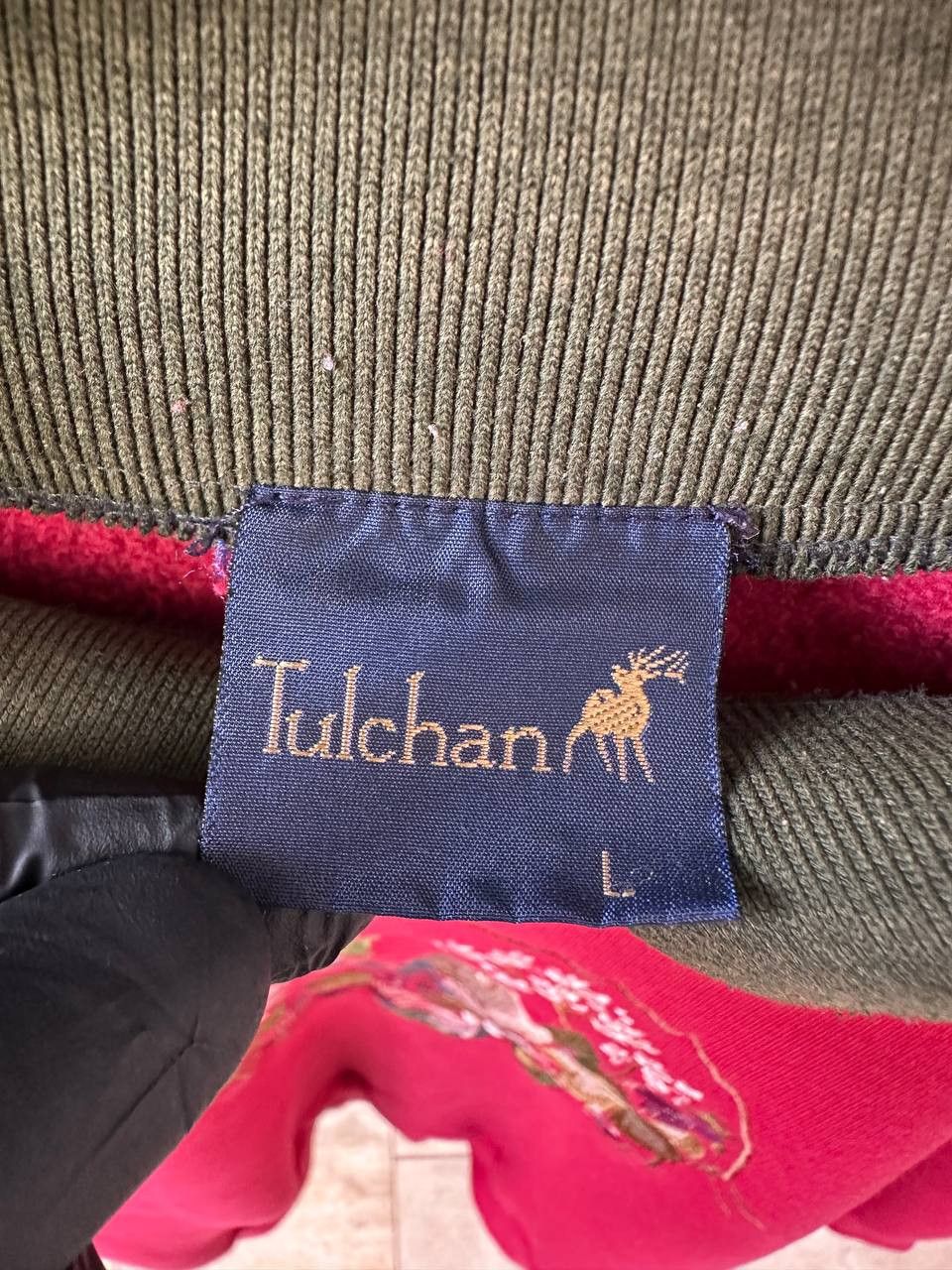 Other Tulchan Vintage Polo Sweater "Beaver" Jumper Long Sleeve Size L / US 10 / IT 46 - 11 Thumbnail