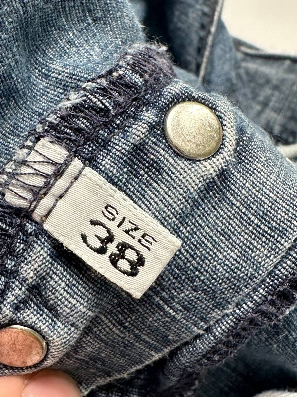 Armani Vintage 90s Metal Logo Armani Jeans Y2K Size US 36 / EU 52 - 10 Thumbnail