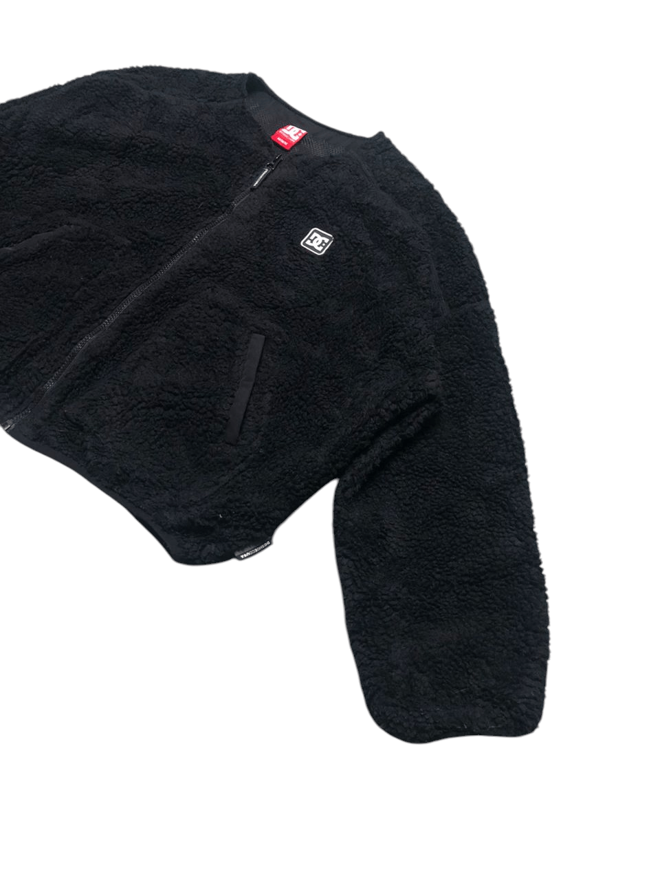 DC × Girl Skateboards DC Shoes Sherpa fleece Crop jacket Side Tape Size M / US 6-8 / IT 42-44 - 8 Thumbnail