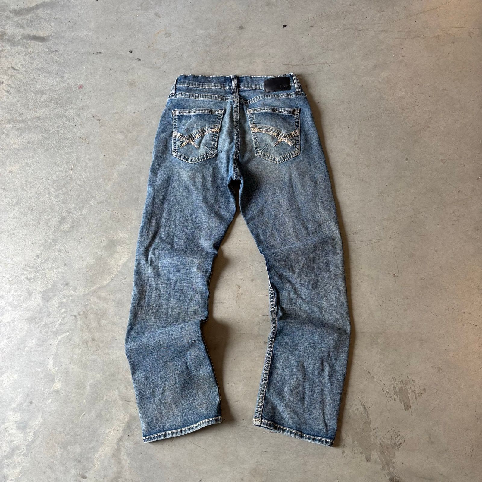 BKE thrashed y2k faded BKE jeans Size US 32 / EU 48 - 2 Thumbnail